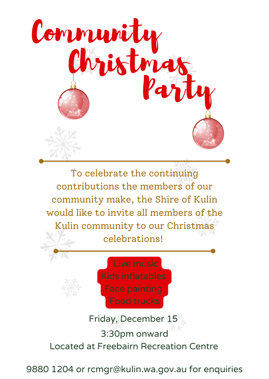 Community Christmas Party